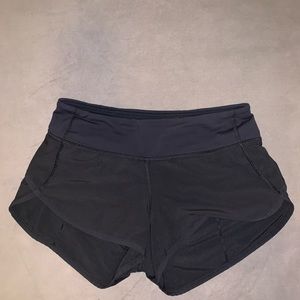 Lululemon black shorts 2.5” inseam size 2